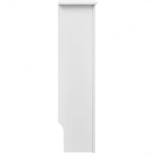 Radiatorskjuler i konstrueret træ - 152 cm, hvid (OUTLET A+)