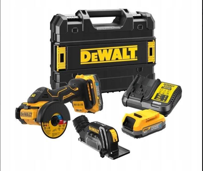 DeWALT DCG430E2T 76 mm 18V vinkelsliber - sæt med 2x1,7 Ah og TSTAK-kuffert