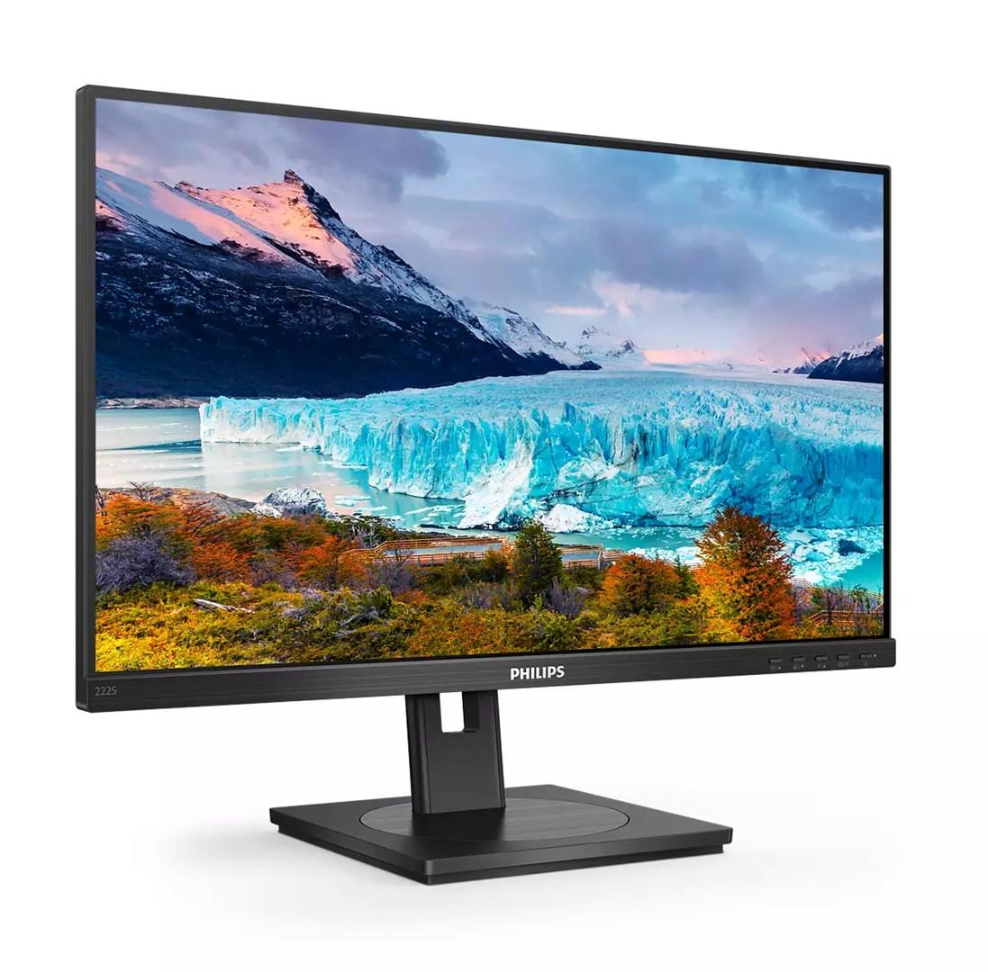 Philips S Line 222S1AE 21,5" Full HD IPS-skærm sort