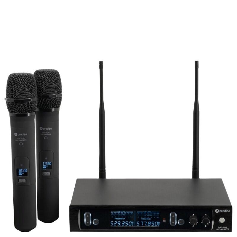 Prodipe M850 DSP Duo UHF trådløst mikrofonsystem med 2 håndholdte mikrofoner
