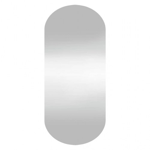 Vægspejl 35 × 80 cm - ovalt glas, vægmonteret
