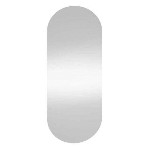 Vægspejl 35 × 80 cm - ovalt glas, vægmonteret
