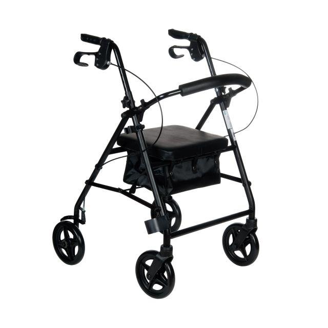 REHA FUND RF-616/S Oslo Premium rollator i aluminium - sort