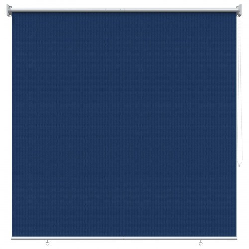 Udendørs rulleskærm med 90% UV-blokering blå 140 x 140 cm HDPE