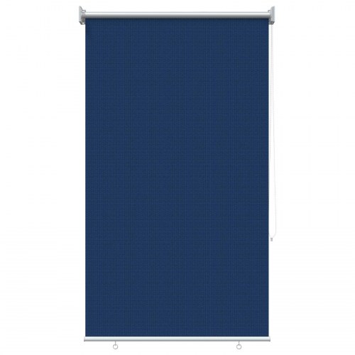 Udendørs rullegardin med 90% UV-blokering blå 80 x 140 cm HDPE