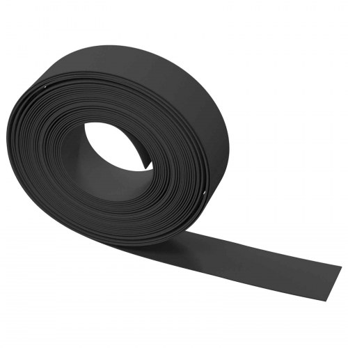 Havekant 25 m x 15 cm PE - sort