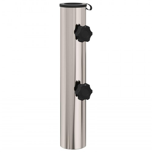 Parasolfodrør i rustfrit stål 30 cm til parasolstang 40-50 mm
