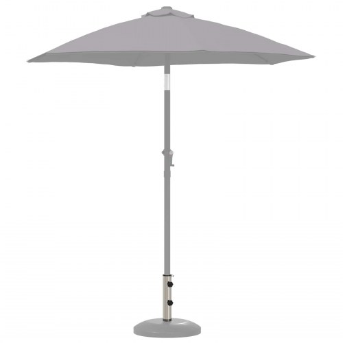Parasolfodrør i rustfrit stål 30 cm til parasolstang 40-50 mm