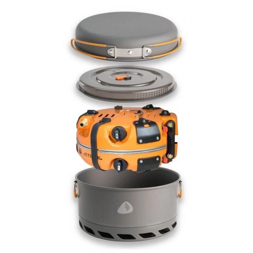 Campingkøkkensæt Jetboil Genesis Basecamp Cooking System - carbon
