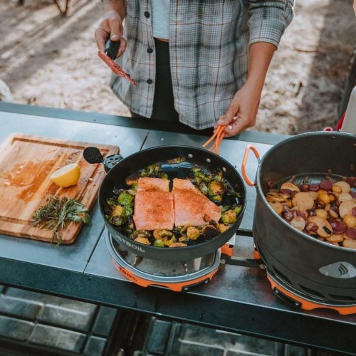 Campingkøkkensæt Jetboil Genesis Basecamp Cooking System - carbon