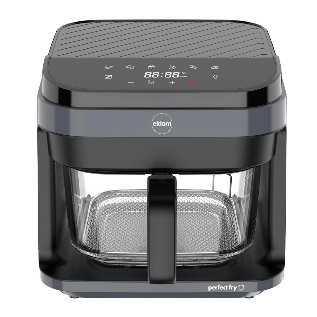 ELDOM AIR FRYIER FR500 1200W GLASS BOWL EIGHT PRO