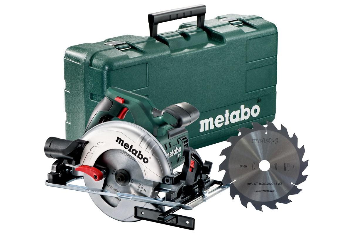 Metabo KS 55 SET rundsav 160 mm 1.200 W