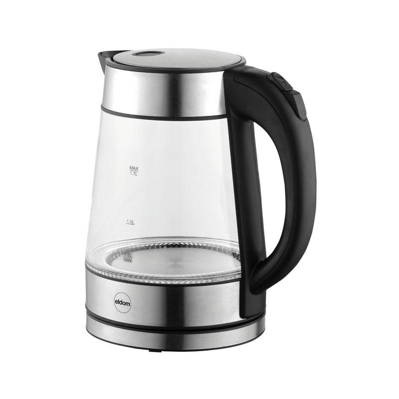 ELDOM CORDLESS GLASS KETTLE C420 1850-2200W 1 7L