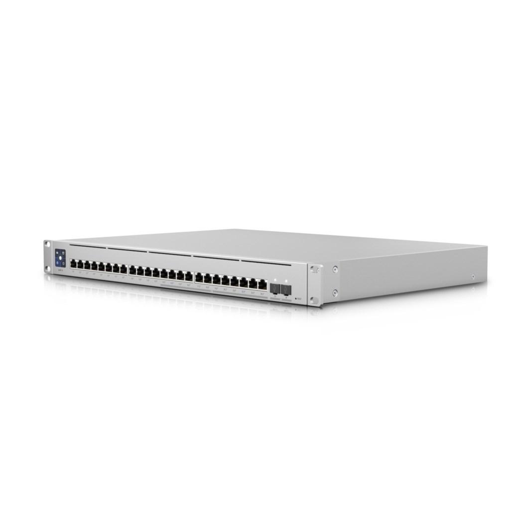 Ubiquiti USW-Enterprise-24-PoE administreret L3 netværksswitch 24-port sølv billede