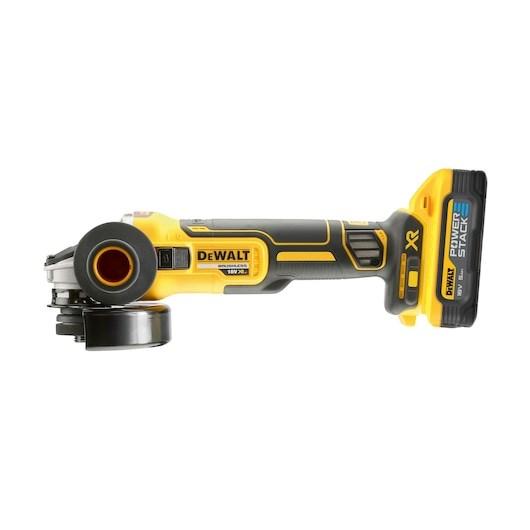 DeWALT DCG405H2T-QW vinkelsliber med XR Powerstack batteri
