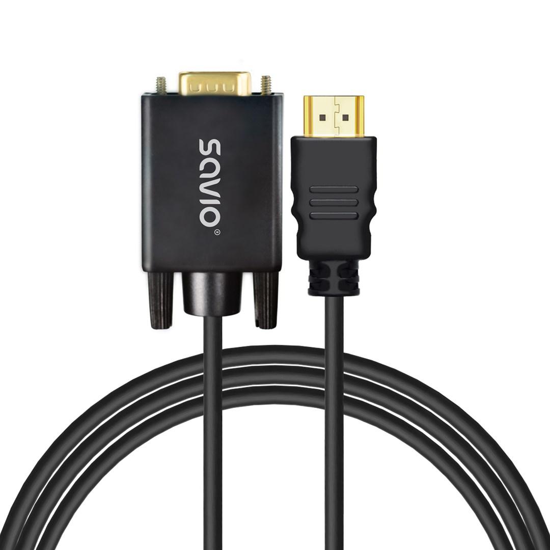 Savio CL-197 HDMI-kabel High Speed HDMI Type A sort