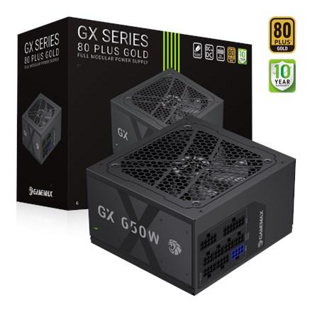 GameMax GX 650GF 650 W 80 Plus Gold fuldt modulær strømforsyning billede