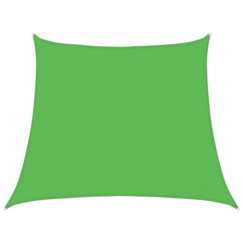 Solsejl trapez 3/4 x 3 m 160 g/m² HDPE lysegrøn