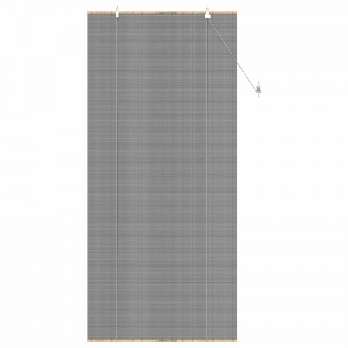 Rullegardin i grå bambus 90 x 220 cm