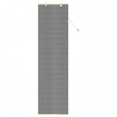 Rullegardin i grå bambus 40 x 220 cm
