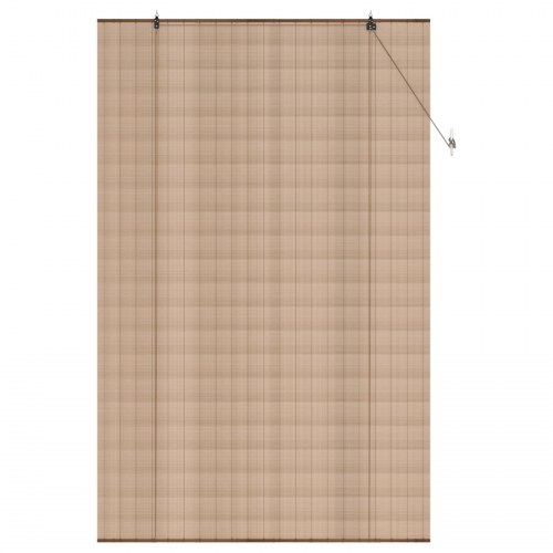 Rullegardin i bambus brun 160 x 220 cm