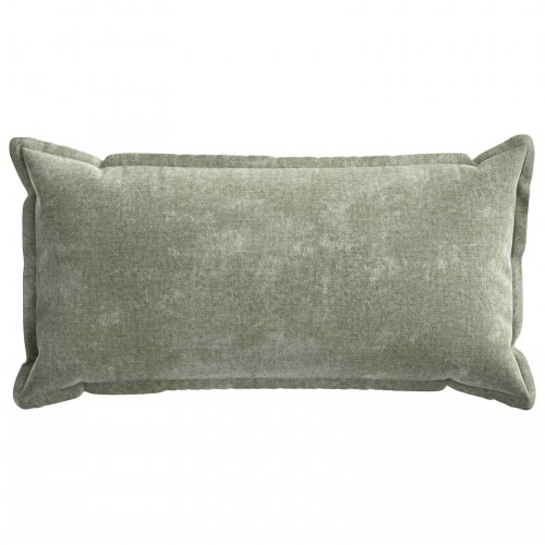 Pudebetræk HOUTEN 6 stk grøn 40 x 80 cm i chenille stof