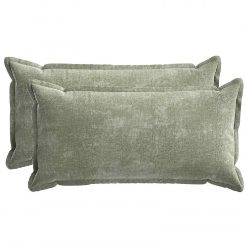 Pudebetræk 2 stk HOUTEN grøn 40 x 80 cm i chenille stof