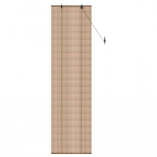 Rullegardin i bambus brun 40 x 220 cm