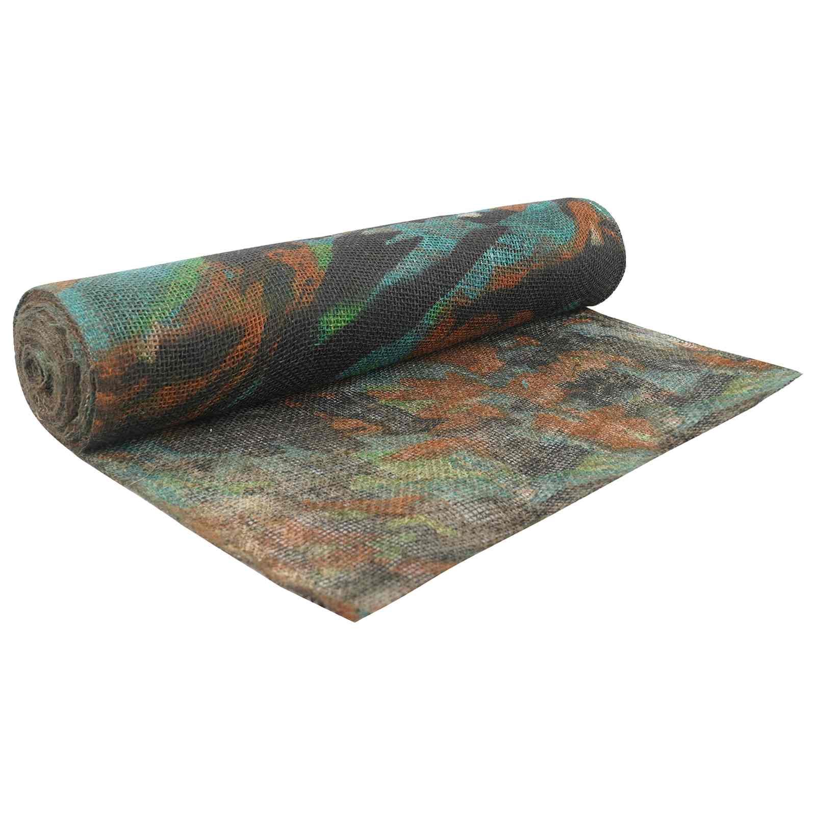 Jute rulle camouflage 100 x 1500 cm
