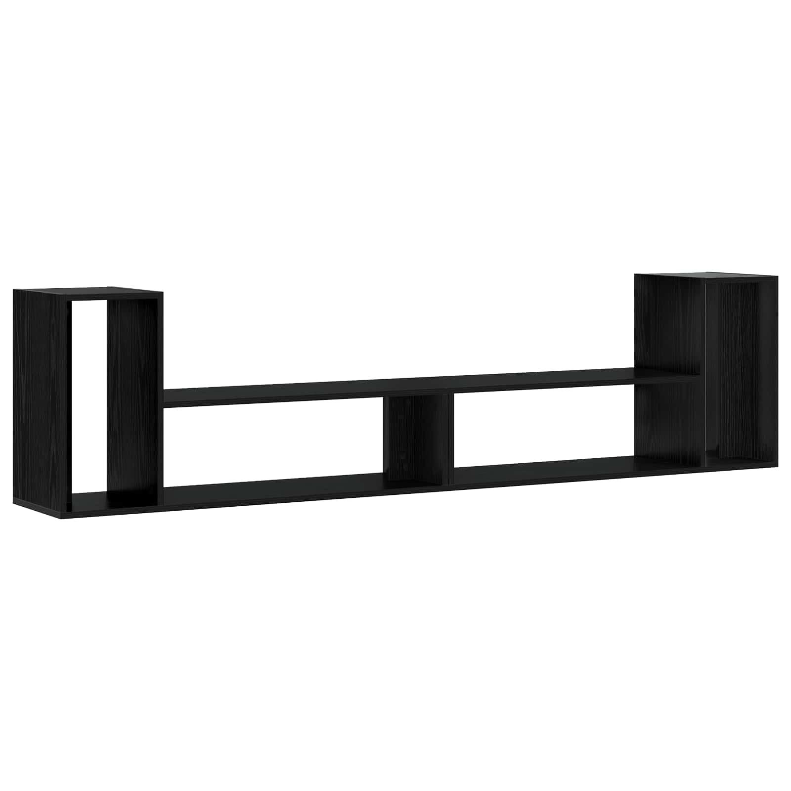 TV-skab i sort eg 100 x 30 x 50 cm - moderne TV-bord i konstrueret træ