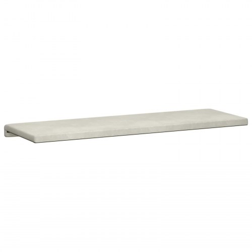 Bænkpude i velour cremefarvet 110 x 38 x 6,5 cm til bænk, dybde 35 cm