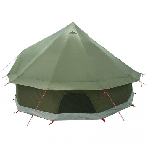 Tipi telt olivengrøn 300 x 300 x 200 cm i polyester og stål