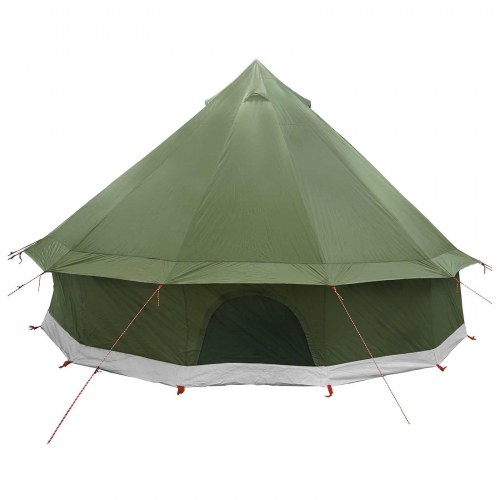 Tipi telt olivengrøn 300 x 300 x 200 cm i polyester og stål