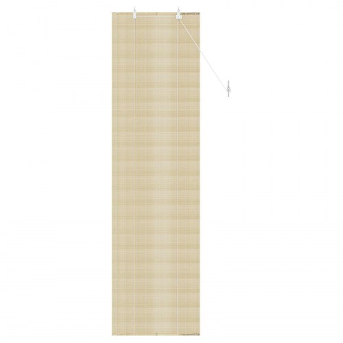 Rullegardin i naturfarvet bambus 40 x 220 cm