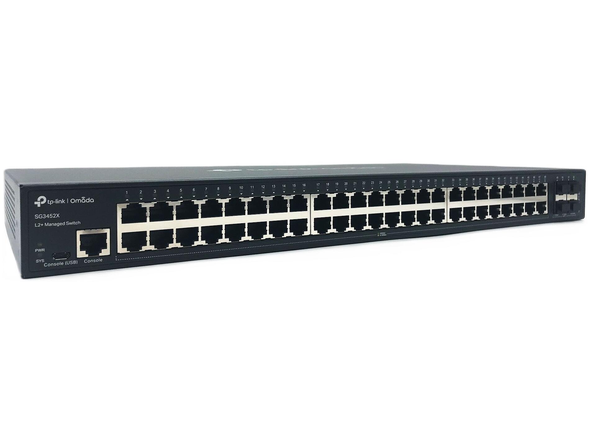 TP-Link JetStream TL-SG3452X switch med 52 porte