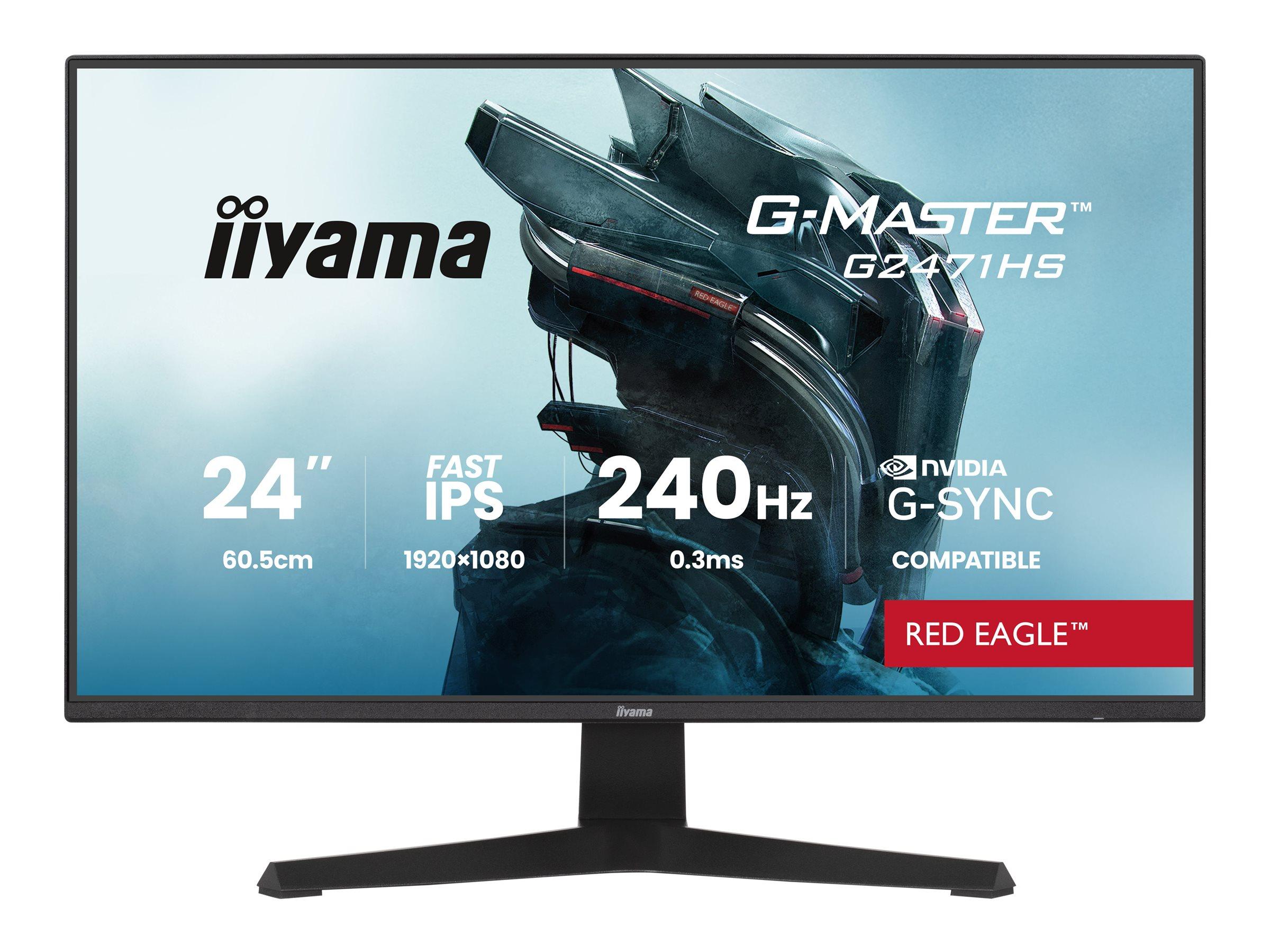 iiyama G-Master Red Eagle G2471HS-B1 24" gaming skærm Full HD 240 Hz billede