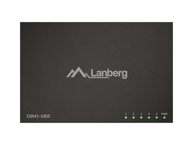 Lanberg DSM1-1005 5-port Gigabit Ethernet switch billede