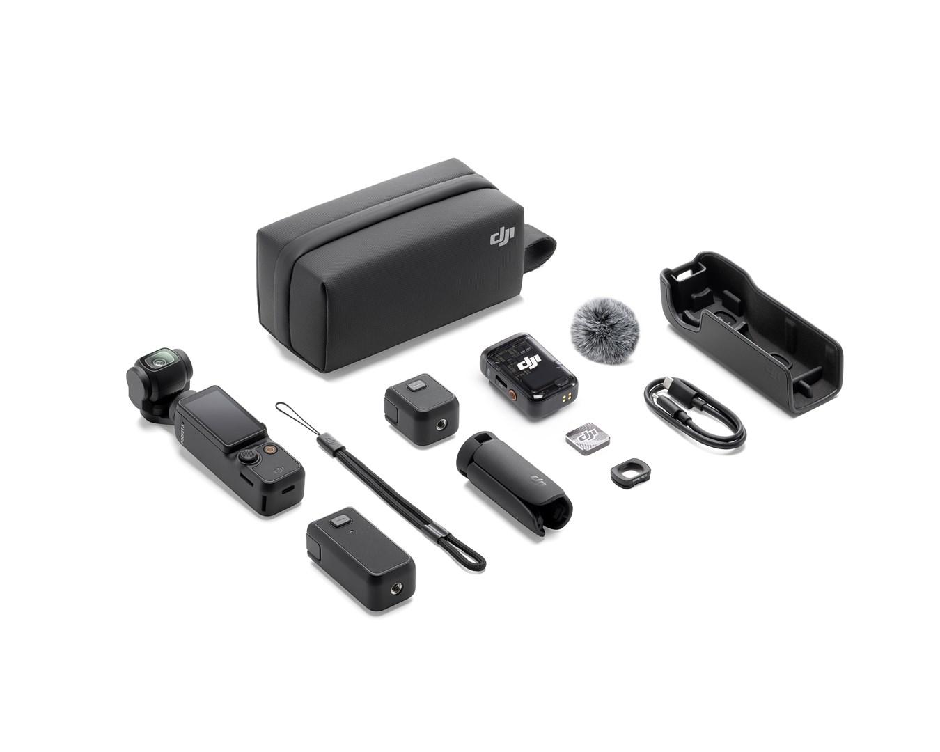 DJI Osmo Pocket 3 Creator Combo kardanled kamera 4K Ultra HD 9,4 MP Sort
