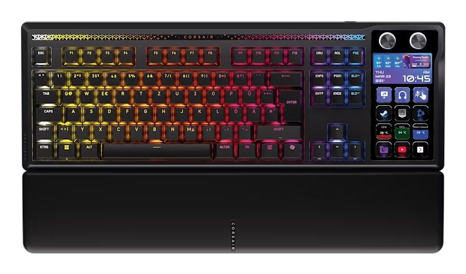 Corsair Galleon 100 SD gaming tastatur USB-C QWERTZ tysk sort billede