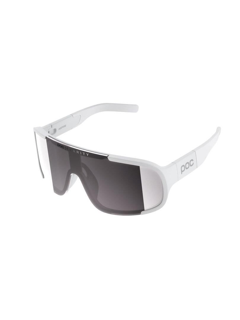 POC Aspire cykelbriller - hvid, Clarity Road/Sunny Silver Cat 3