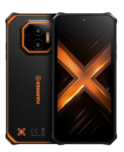 HAMMER Energy X2 5G 8/256 GB 6,1" Dual SIM smartphone - sort/orange