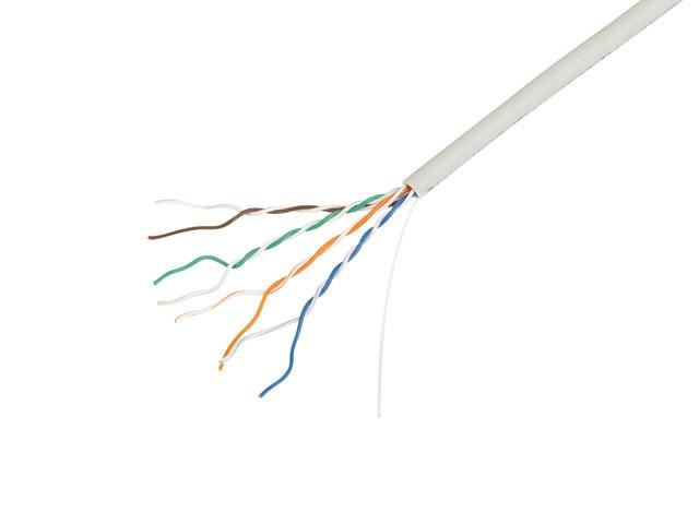 Lanberg Cat.5e UTP netværkskabel 305 m massiv kobber LSZH grå