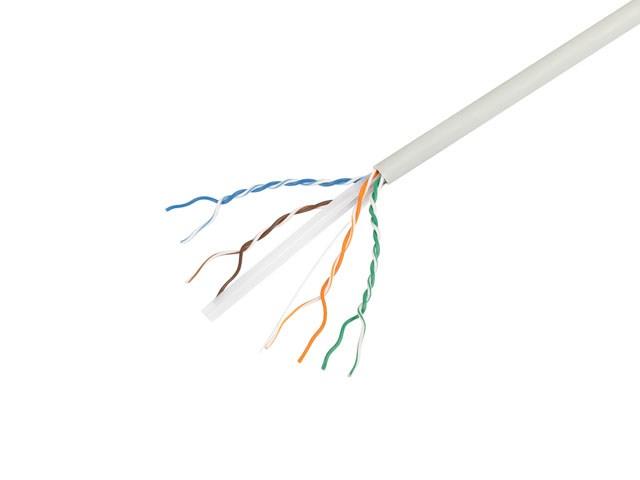 Lanberg Cat6 UTP netværkskabel 305 m solid kobber LSZH grå