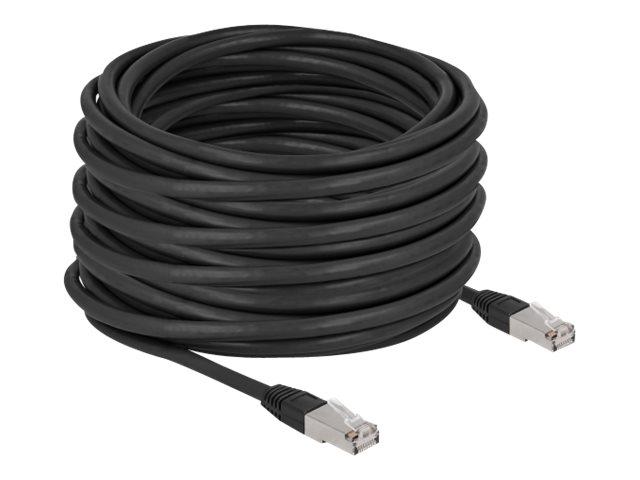 DeLOCK CAT 6a S/FTP patchkabel 20 m sort billede