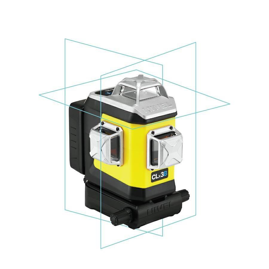 Nivel System CLX3B 3 x 360° blå linjelaser