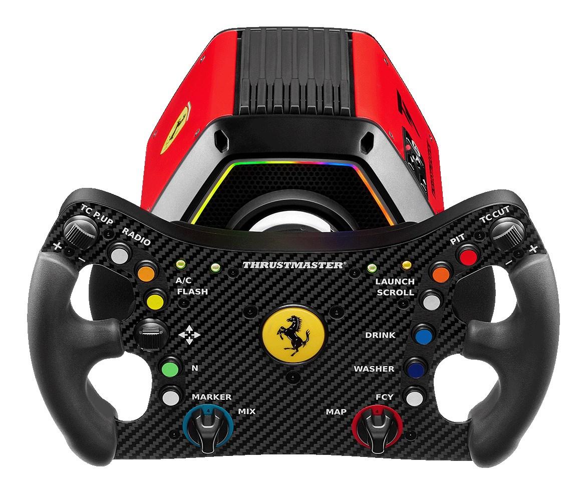Thrustmaster T818 Ferrari 488 GT3 rat og pedaler til PC - sort/rød billede