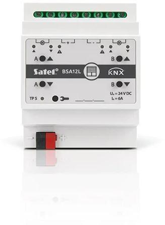 SATEL KNX-BSA12L 2-kanals jalousiaktor 24 V DC billede