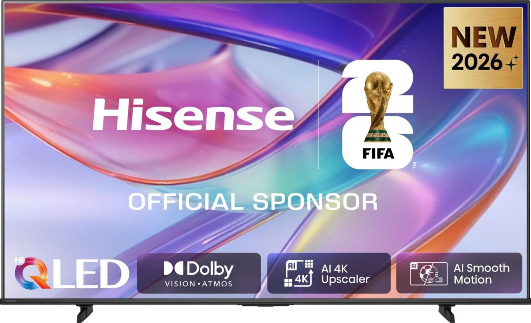 Hisense 55E7S 55 tommer 4K Ultra HD Smart TV QLED sort