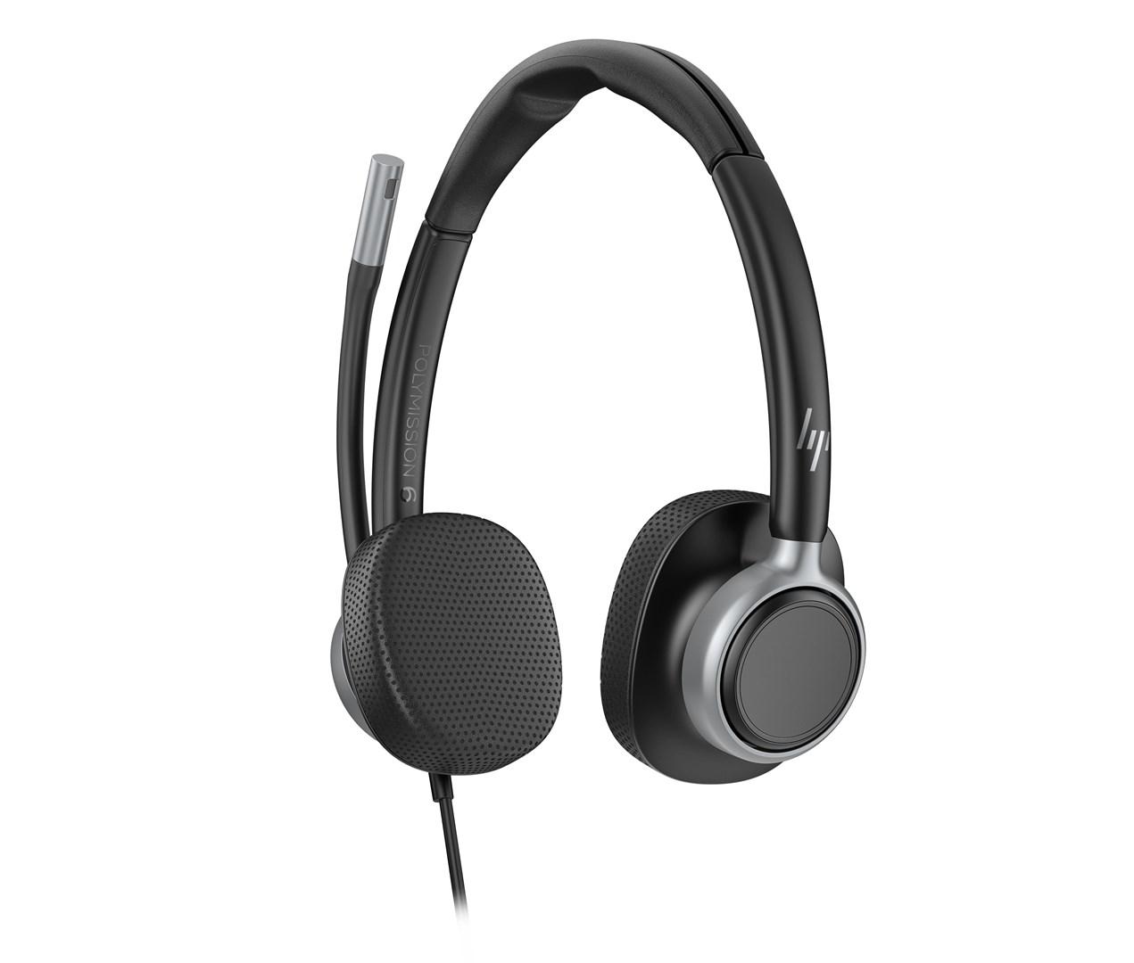 HP Poly Mission 625 stereo USB-C headset med ledning billede
