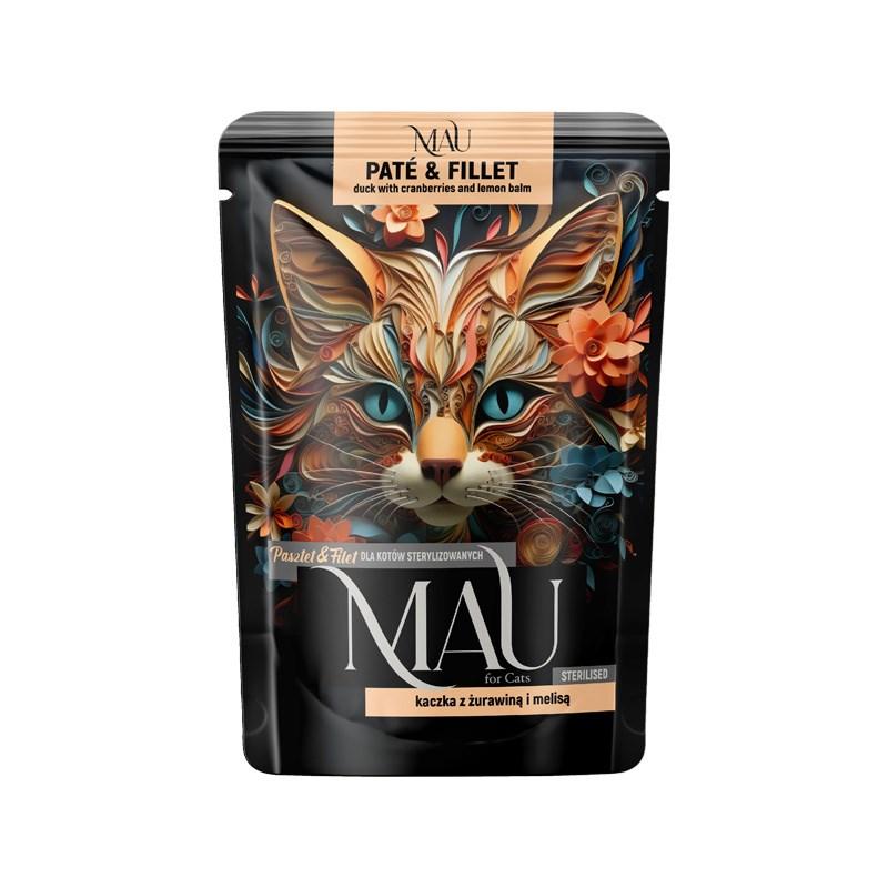 Dolina Noteci MAU Paté & Filet til steriliserede katte med and, tranebær og citronmelisse 85 g